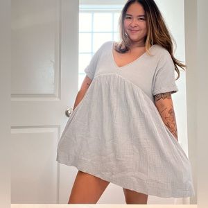 Vestique - gray blue romper